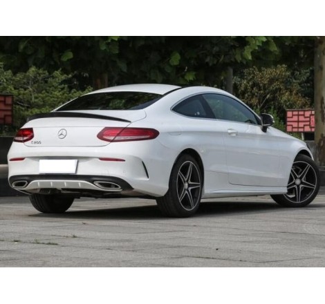 SPOILER MERCEDES W205 COUPE LOOK AMG CARBON FIBRE