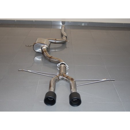 EXHAUST SEAT LEON 2.0 05-08 BLACK TIPS  