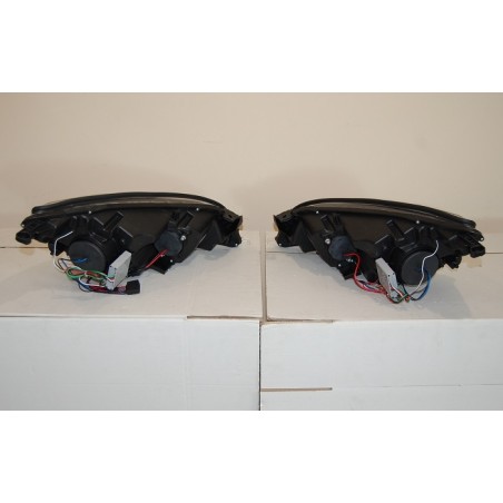 Set Of Headlamps Day Light Opel Astra J DRL Black