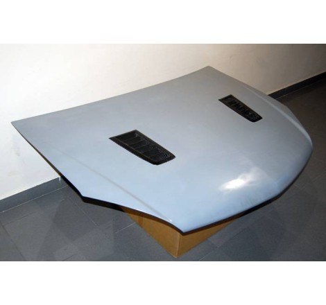 Fibreglass Bonnet Opel Astra, With Carbon Fibre Air Intake