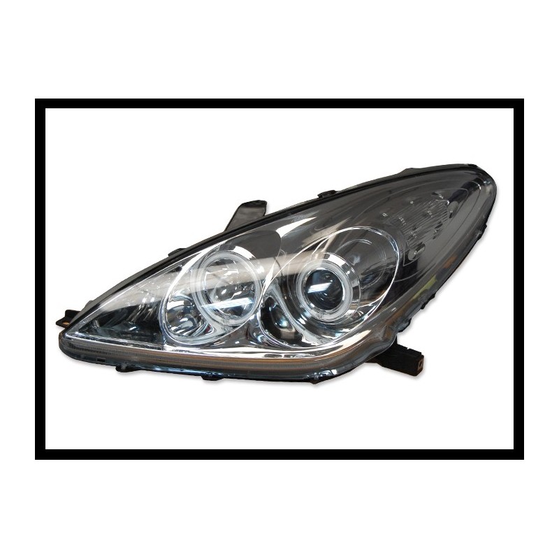 Set Of Headlamps Angel Eyes Lexus 300/330 2005, Chromed