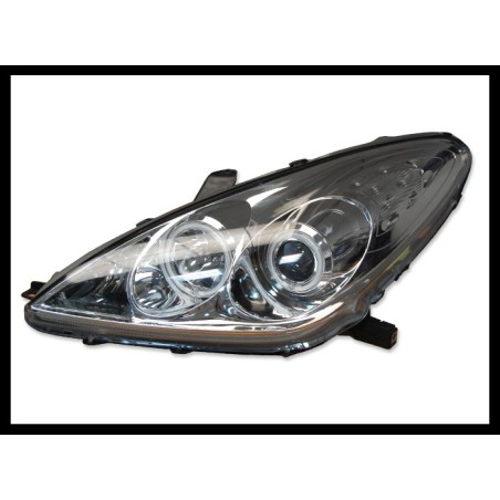 Set Of Headlamps Angel Eyes Lexus 300/330 2005, Chromed