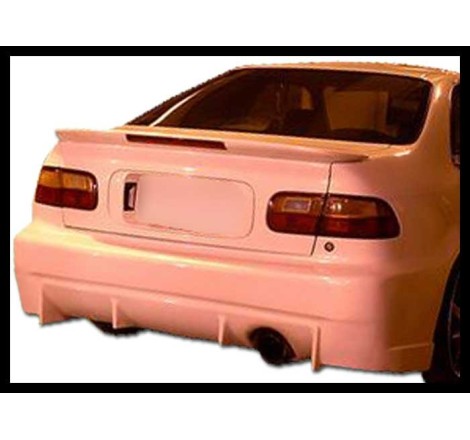 Rear Bumper Honda Civic 1992-1995, 2 Or 4-Door, Racing Type