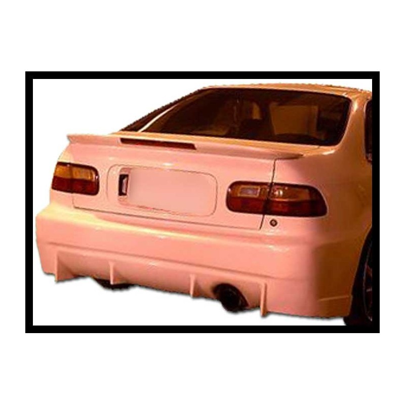 Rear Bumper Honda Civic 1992-1995, 2 Or 4-Door, Racing Type