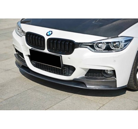 DÉFLECTEUR AVANT BMW F30 MTECH LOOK PERFORMANCE CARBONE