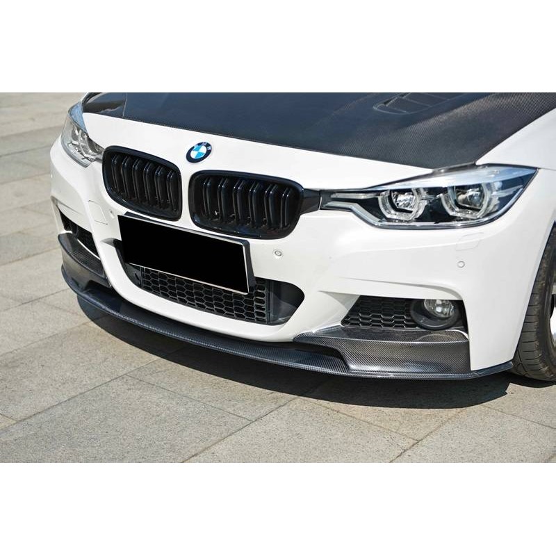 Carbon Fibre Front Spoiler BMW F30 Look Mtech Performance