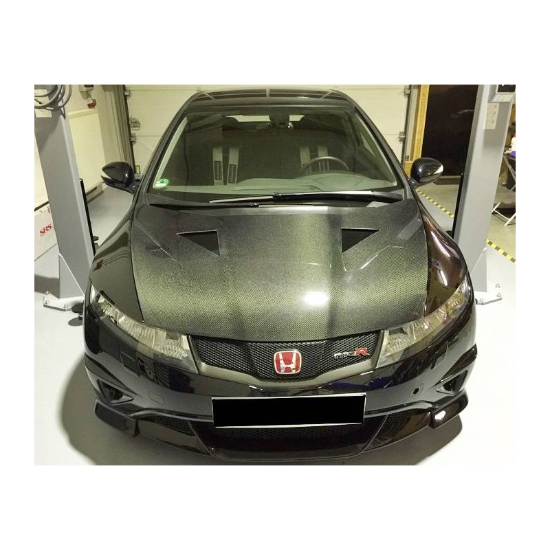 Carbon Fibre Bonnet Honda Civic 2006 R Mugen Type