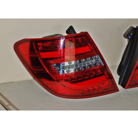Feux Led Mercedes W204 2011-2014 Led Red Clear