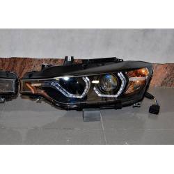 Set Of Headlamps Day Light BMW F30 / F31 Xenon DRL Black
