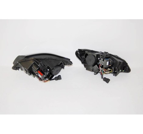 Set Of Headlamps BMW Z4 E89 09-13 Black Drl Xenon
