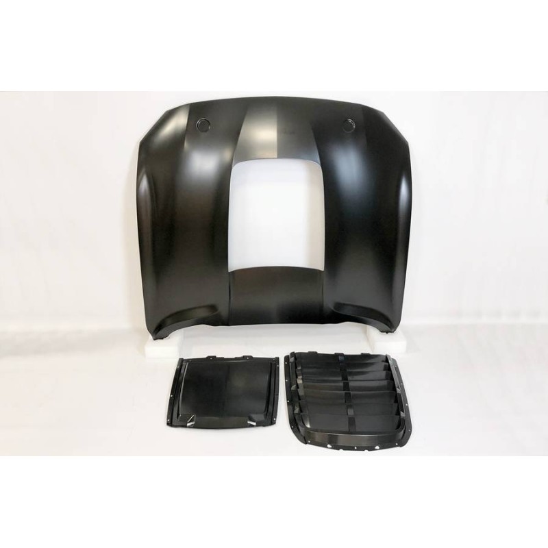 Capot Ford Mustang Look GT500 18-22 Aluminium