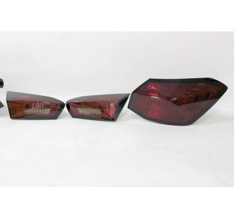 Set Of Rear Tail Lights Ford Focus MK4 2018, Led sequential flashing Black/Smoked