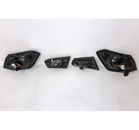 Set Of Rear Tail Lights Ford Focus MK4 2018, Led sequential flashing Black/Smoked