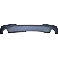 Rear Diffuser BMW F10/ F11 10-16 look M-Tech 2 Exhaust simple ABS