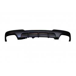 Rear Diffuser BMW F10/ F11 10-16 Performance 2 Exhaust Double ABS