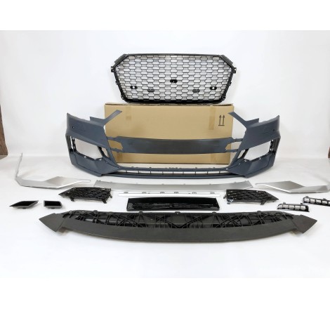 Front Bumper Audi A4 16-19 B9 Look RS4
