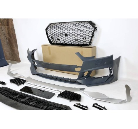 Front Bumper Audi A4 16-19 B9 Look RS4