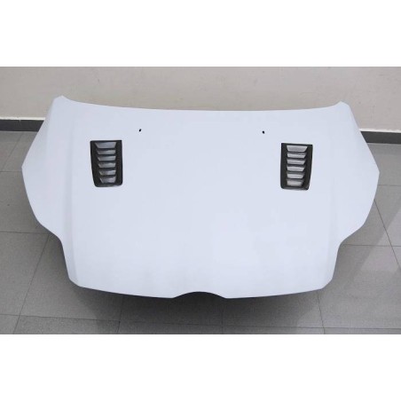 Fibreglass Bonnet Ford Focus RS 12, With Carbon Fibre Air Intake