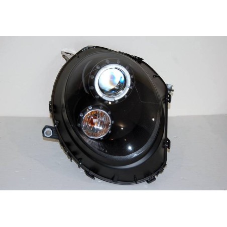 Set Of Headlamps Mini Cooper R55 / R56 / R57 2006-2010 Black