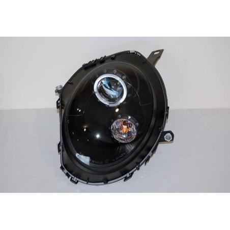 Set Of Headlamps Mini Cooper R55 / R56 / R57 2006-2010 Black