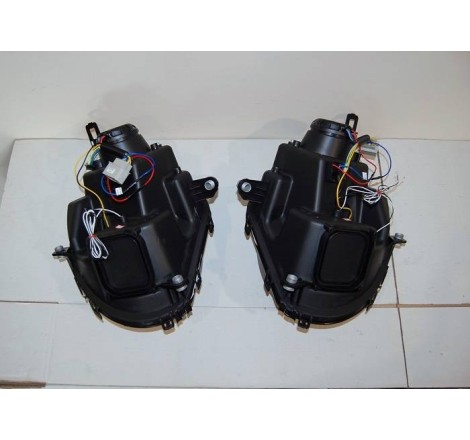 Set Of Headlamps Mini Cooper R55 / R56 / R57 2006-2010 Black