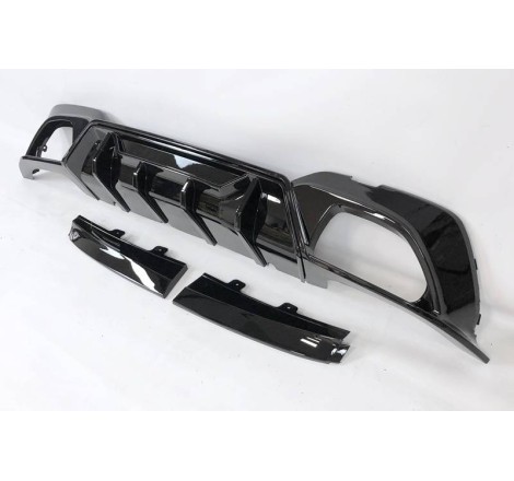 Rear Diffuser BMW G20 / G21 Look M3 Competition Glossy Black