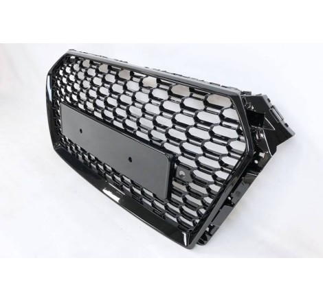Front Grill Audi A4 Look RS4 B8 2009 Black