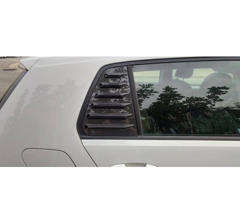 Cover windows Volkswagen Golf 7 / 7.5 5 Doors Look Carbon