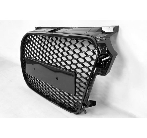 FRONT GRILL AUDI A1 2012-2015 LOOK RS1 BLACK
