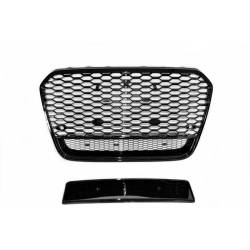 Front Grill Audi A6 11-14 Look RS6 Black II