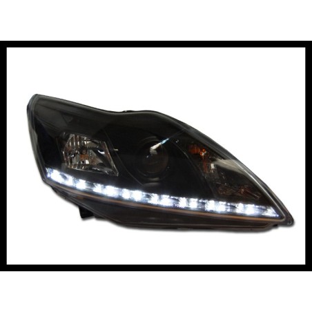 Set Of Headlamps Day Light Ford Focus 2008