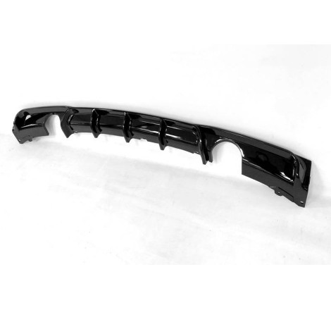 Rear Diffuser BMW F30 / F31 Look M Performance 2 Exhausts Glossy Black