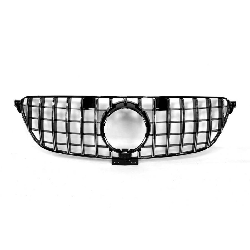 Front Grill Mercedes C292 2014-2018 Look GT Full Black Camera