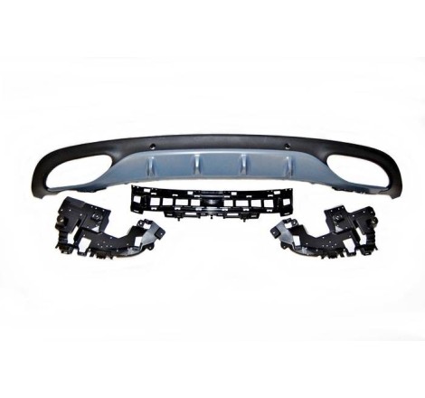 Rear Bumper Mercedes W205 2D 14-18 Look AMG