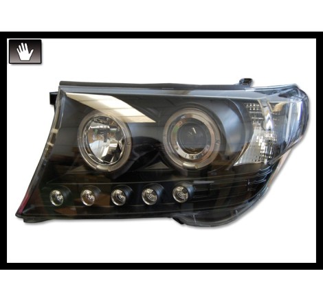 Phare Avant Lumière De Jour Toyota Land Cruiser F J200 08 Noir H1-H1