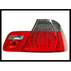 Set Of Rear Tail Lights BMW E46 2003-2005 2-Door Led Red/Smoked