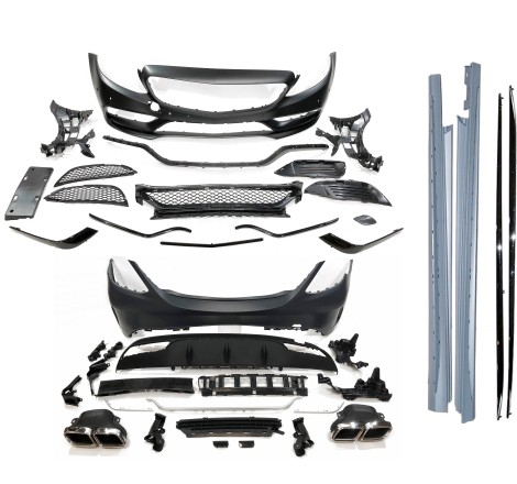 Kit De Carrosserie Mercedes W205 2014-2018 4P Look AMG C63