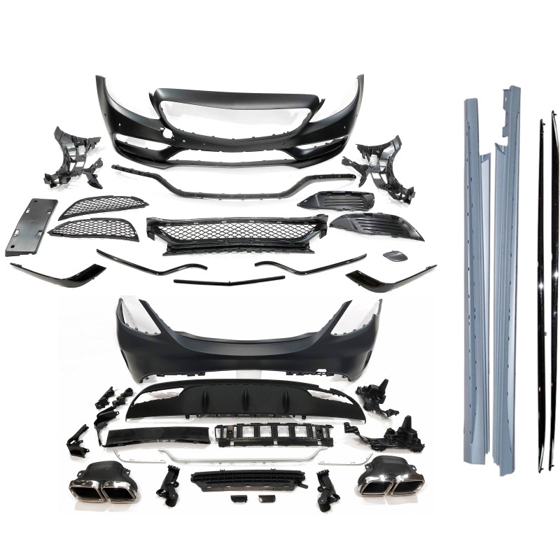 Kit De Carrosserie Mercedes W205 2014-2018 4P Look AMG C63