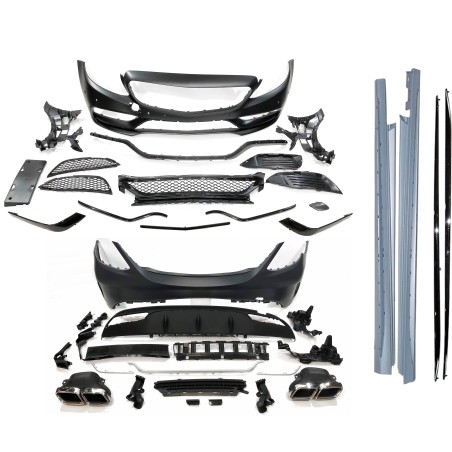 Body Kit Mercedes W205 2014-2018 4D Look AMG C63