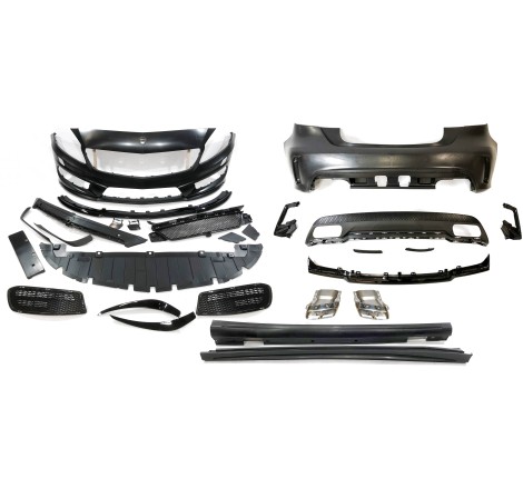 Kit de carrosserie MERCEDES W176 A45 2012-2015 LOOK AMG Avec les capteurs de stationnement.