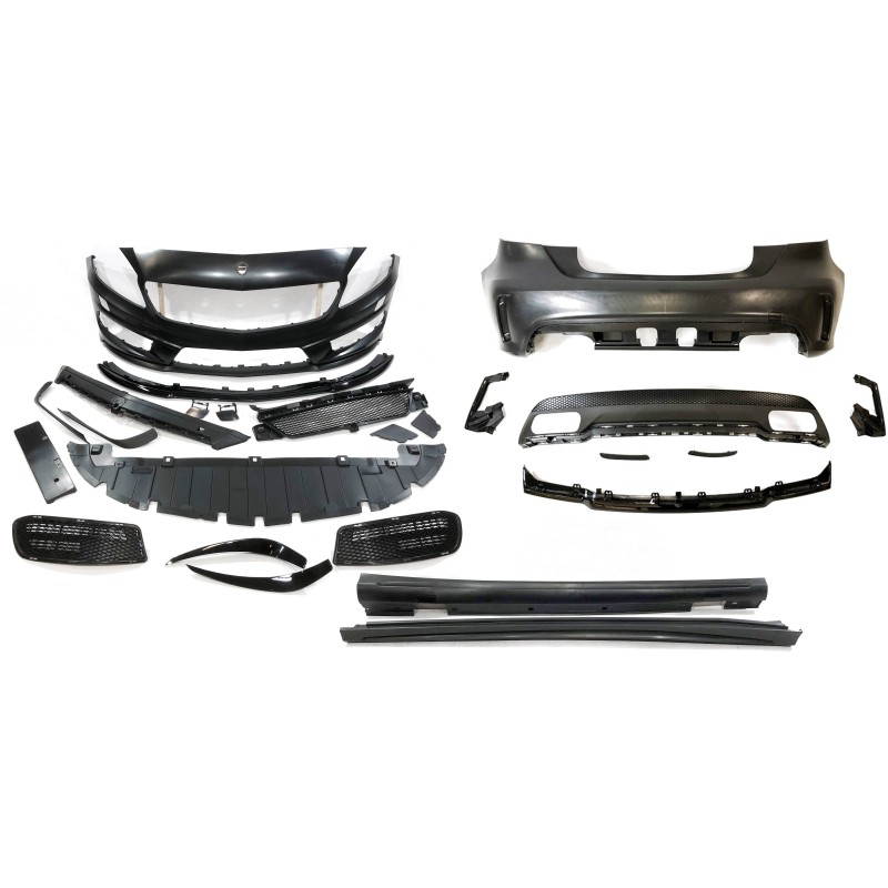 Kit De Carrosserie Mercedes W176 A45 2012-2015 Look AMG Tuyères