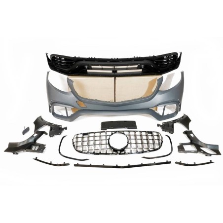 Front Bumper Mercedes X253 GLC 2015-2019 look AMG GLC63