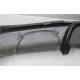 Rear Diffuser BMW F30 / F31 Look Performance 2 Exhausts ABS