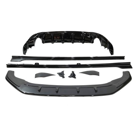 Kit De Carrosserie Volkswagen Golf 7.5 GTI Look TCR Noir brillant