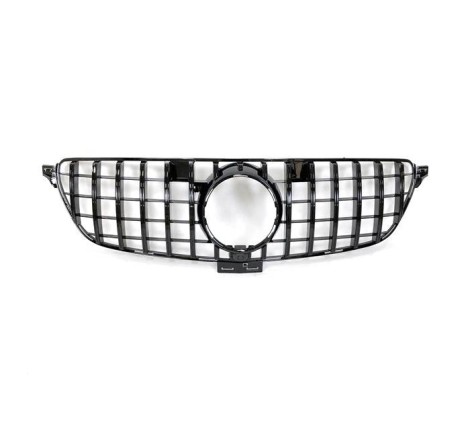 Front Grill Mercedes C292 2014-2018 Look GT Full Black Camera