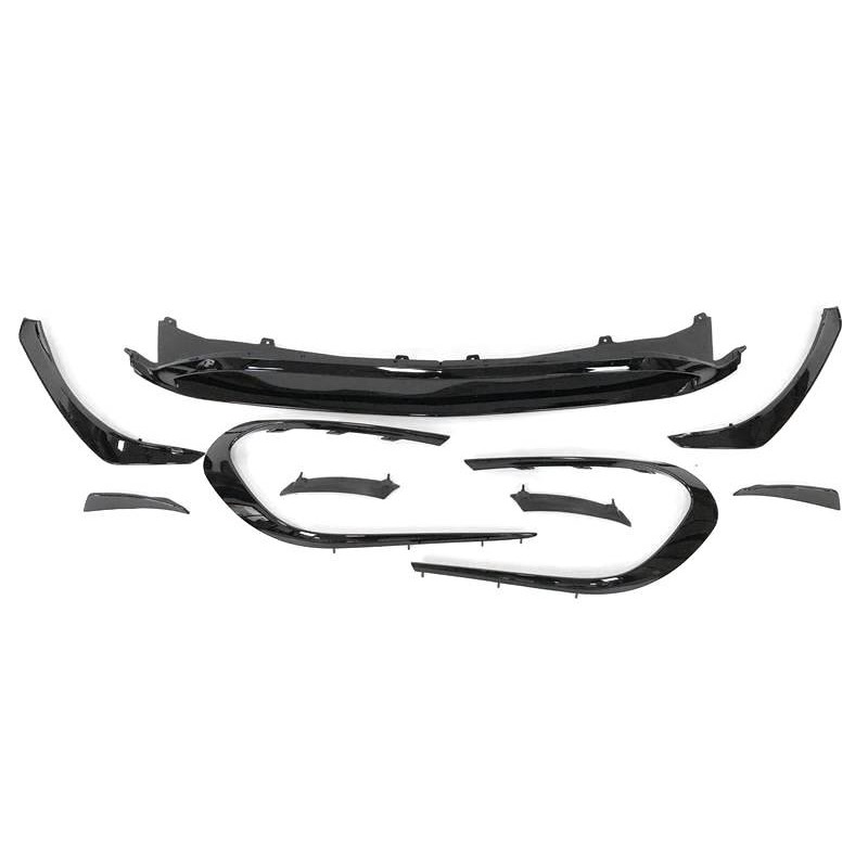 Front Spoiler Mercedes W117 Facelift 2017+ Look AMG A45 Glossy Black