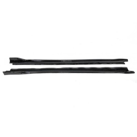 Side Skirts Diffuser Volkswagen Golf 8 Pro Rline Gti Glossy Black