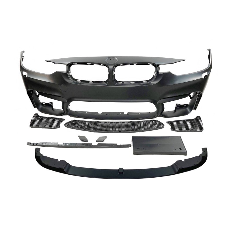 Front Bumper BMW F30-F31 Look M4 Lip Spoiler ABS