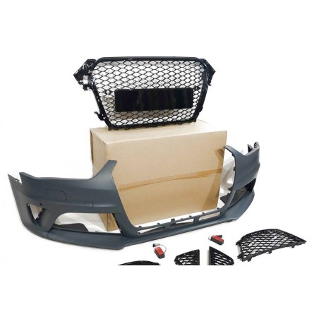 Front Bumper Audi A4 B8 13-15 Sedan/Avant Look RS4