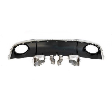 Rear Diffuser Audi A4 B8 Limousine / Avant 2012-2015 Look RS4 ABS